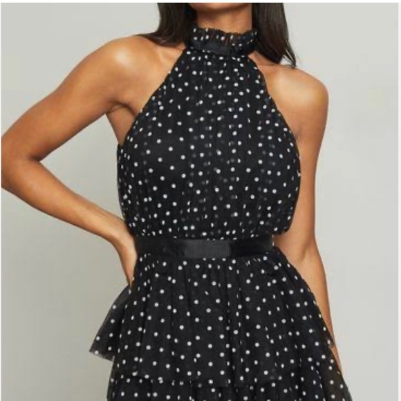 🌸12. Lipsy Polka Dot Tulle Dress - Picture 3 of 12